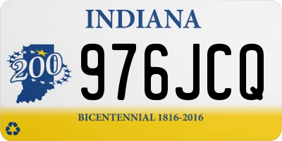 IN license plate 976JCQ