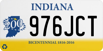 IN license plate 976JCT