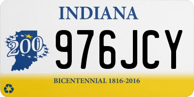 IN license plate 976JCY