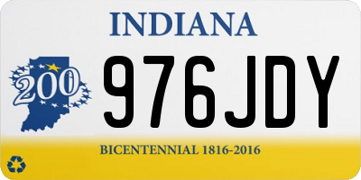 IN license plate 976JDY