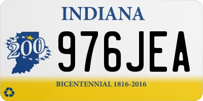 IN license plate 976JEA