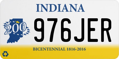 IN license plate 976JER