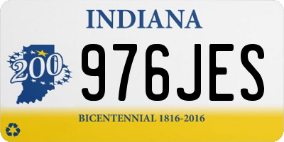 IN license plate 976JES