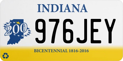 IN license plate 976JEY