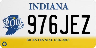 IN license plate 976JEZ