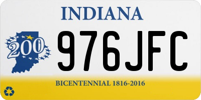 IN license plate 976JFC