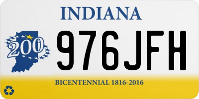 IN license plate 976JFH