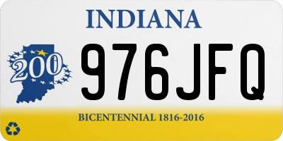 IN license plate 976JFQ