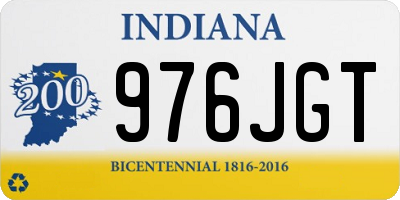IN license plate 976JGT