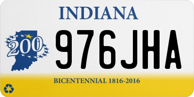 IN license plate 976JHA