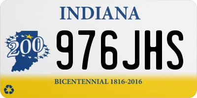 IN license plate 976JHS