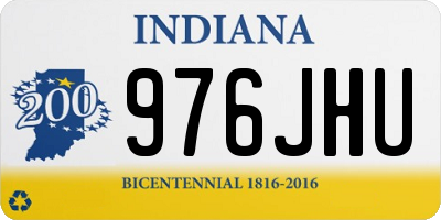 IN license plate 976JHU