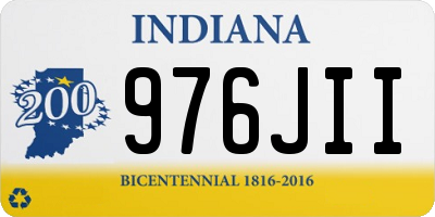 IN license plate 976JII