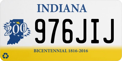 IN license plate 976JIJ
