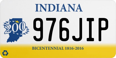 IN license plate 976JIP