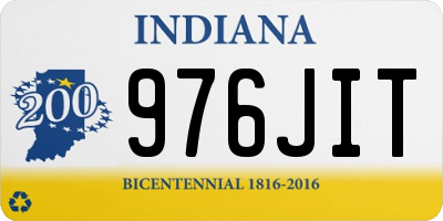 IN license plate 976JIT