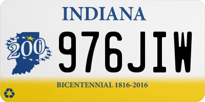 IN license plate 976JIW