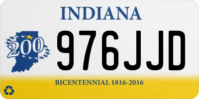 IN license plate 976JJD