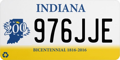 IN license plate 976JJE