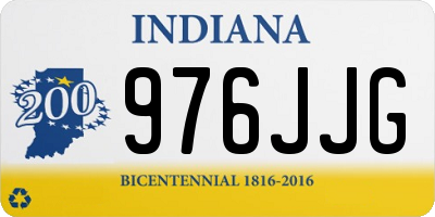 IN license plate 976JJG