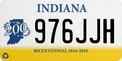 IN license plate 976JJH