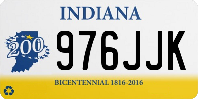 IN license plate 976JJK