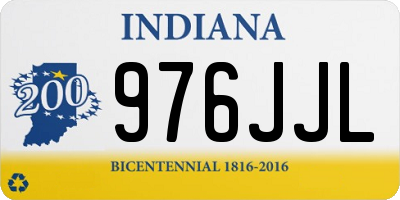 IN license plate 976JJL