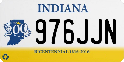 IN license plate 976JJN