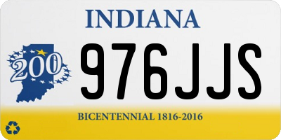 IN license plate 976JJS