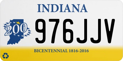 IN license plate 976JJV
