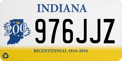 IN license plate 976JJZ