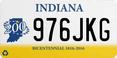 IN license plate 976JKG