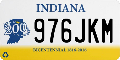 IN license plate 976JKM
