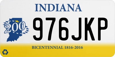 IN license plate 976JKP