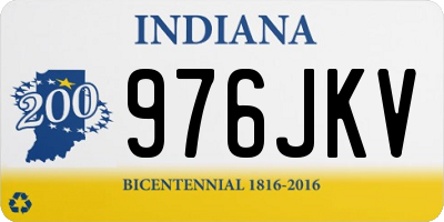 IN license plate 976JKV
