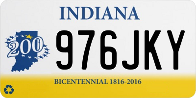 IN license plate 976JKY