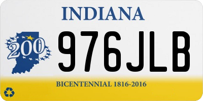 IN license plate 976JLB