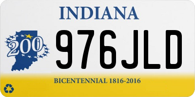 IN license plate 976JLD