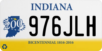 IN license plate 976JLH