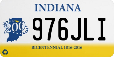 IN license plate 976JLI