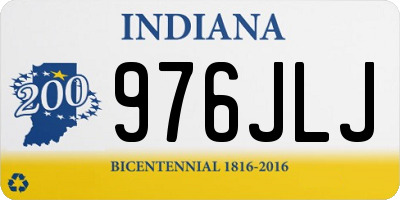 IN license plate 976JLJ