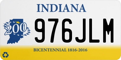IN license plate 976JLM