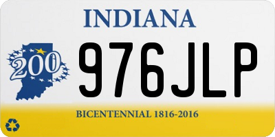 IN license plate 976JLP