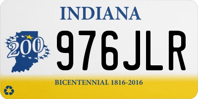 IN license plate 976JLR