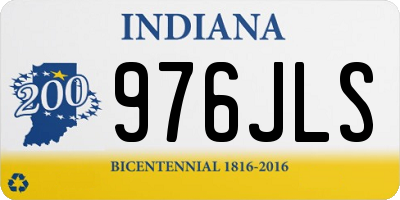 IN license plate 976JLS