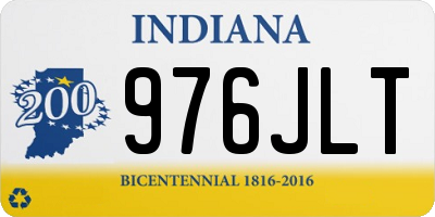 IN license plate 976JLT
