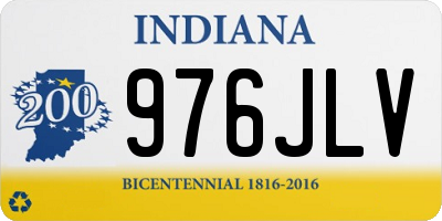 IN license plate 976JLV