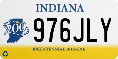 IN license plate 976JLY