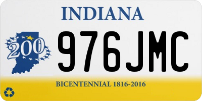 IN license plate 976JMC