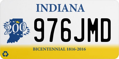 IN license plate 976JMD